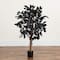 3ft. Artificial Halloween Black Ficus Tree with Natural Trunk